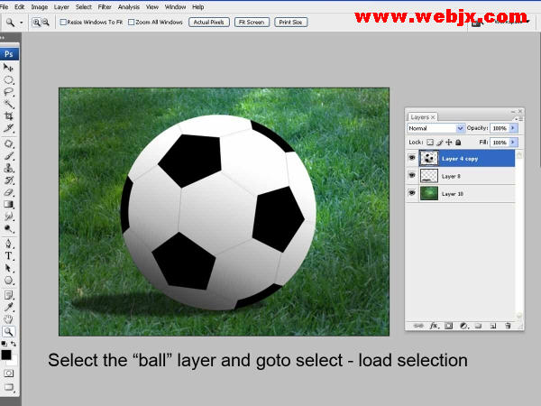 PS打造逼真足球实例教程 飞特网 鼠绘教程