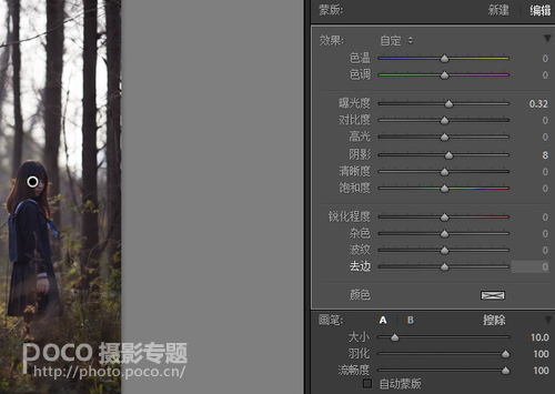 Photoshop给森林人像添加甜美的逆光效果,PS教程,图老师教程网