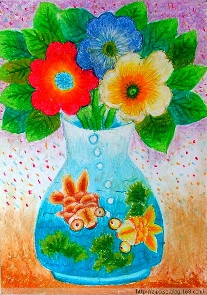 花瓶与花朵