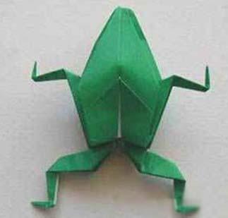 手工制作立体青蛙 立体折纸青蛙步骤