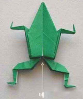 手工制作立体青蛙 立体折纸青蛙步骤