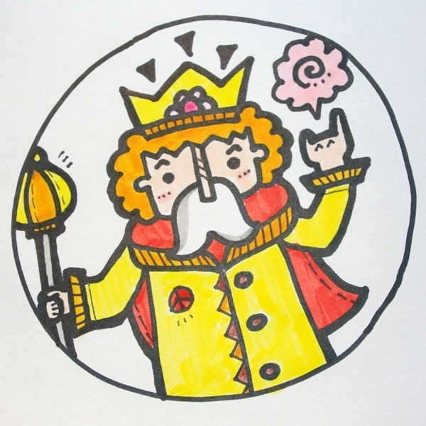 可爱的国王手绘画图解教程 国王手绘画的画法