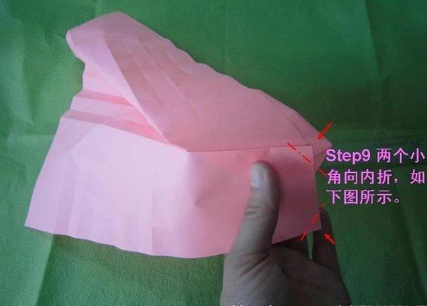情人节DIY手工玫瑰花折纸教程