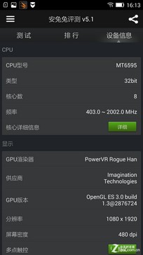梦幻彩虹机身配MT6595M 联想手机X2评测 