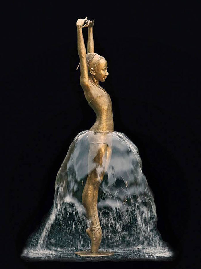 最新喷泉铜像雕塑设计欣赏