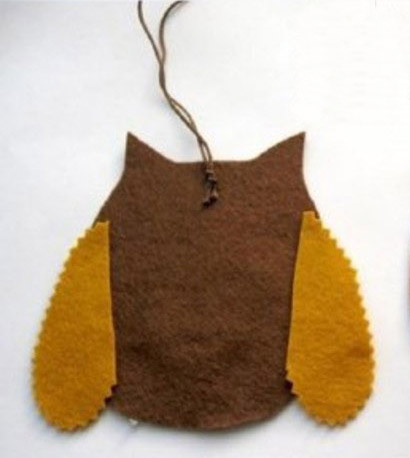 如何制作可爱的挂饰猫头鹰 手工挂饰的制作方法