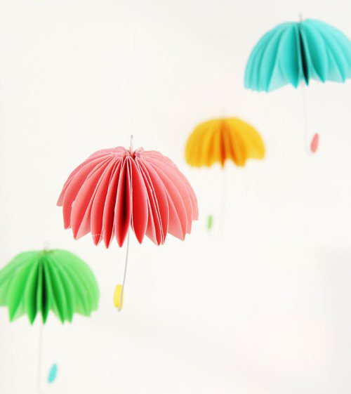 怎么制作折纸雨伞挂饰？折纸雨伞挂饰手工DIY教程