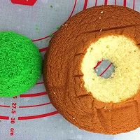 3D圣诞树蛋糕#九阳烘焙剧场#的做法图解12