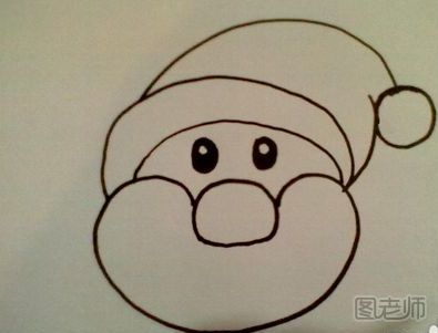 【简笔画】圣诞老人简笔画