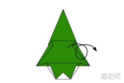 简单圣诞树折纸教程 立体圣诞树折纸方法