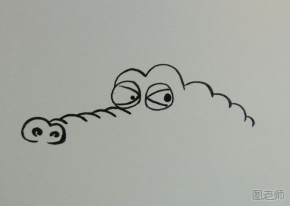 鳄鱼卡通漫画图解教程 鳄鱼卡通漫画的画法