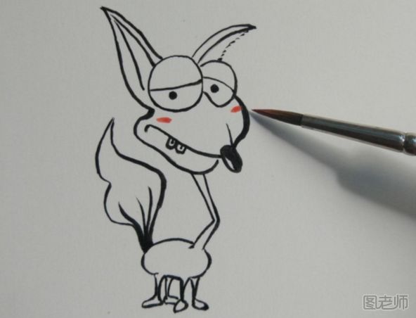 狡猾的小狐狸插画图解教程 小狐狸插画的画法