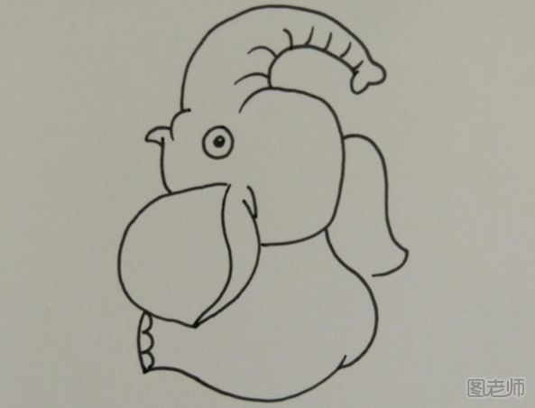 可爱的小象水彩画图解教程 小象水彩画的画法