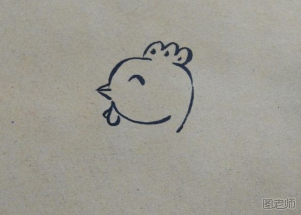 卡通小鸡彩绘画图解教程 卡通小鸡的画法