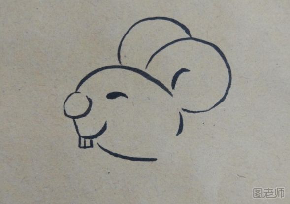 小老鼠彩绘画图解教程 小老鼠彩绘画的画法