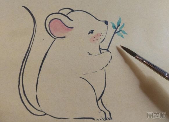 小老鼠简笔画教程 小老鼠简笔画的画法