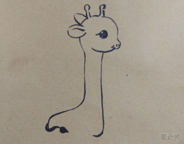 DIY小鹿简笔画图解教程 小鹿简笔画的画法