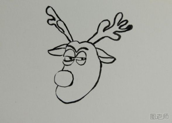小公鹿手绘画图解教程 小公鹿手绘画的画法
