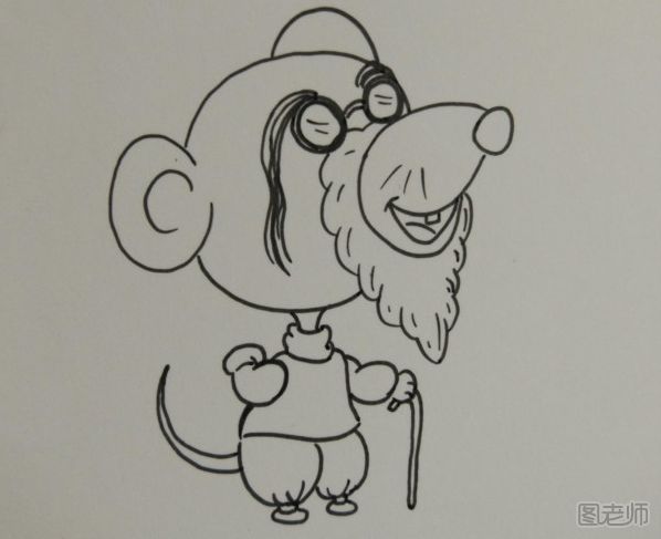 老鼠手绘画教程 老鼠手绘画的画法