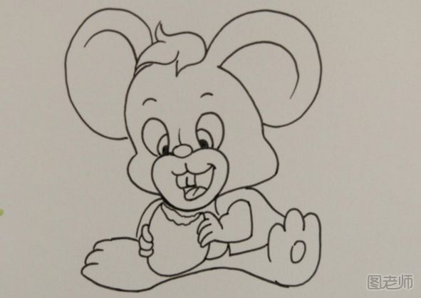 小老鼠手绘画图解教程 小老鼠手绘画的画法