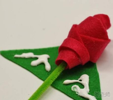 情人节礼物：手工DIY不织布玫瑰花
