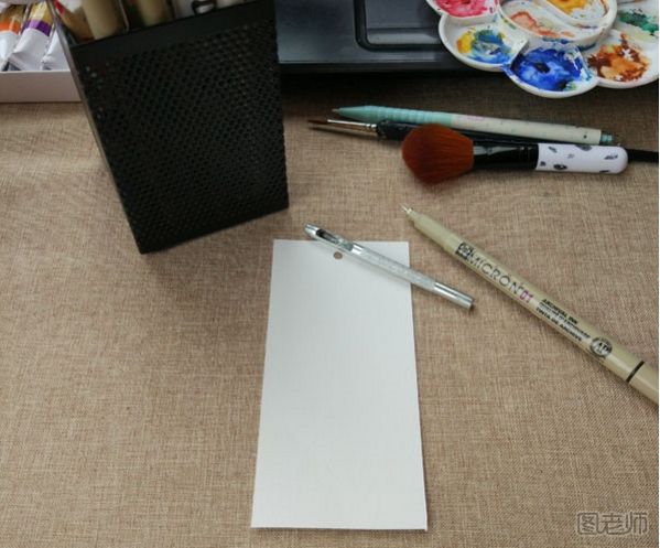 手工DIY手绘书签的制作方法