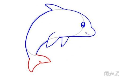 如何简单手绘海豚 海豚手绘教程