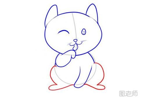 如何手绘小猫 手绘小猫图文教程