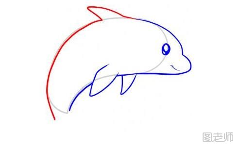 如何简单手绘海豚 海豚手绘教程