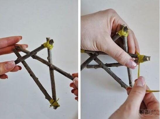 如何用树枝制作挂饰 树枝挂饰的做法