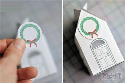 如何DIY小房子造型纸艺礼盒
