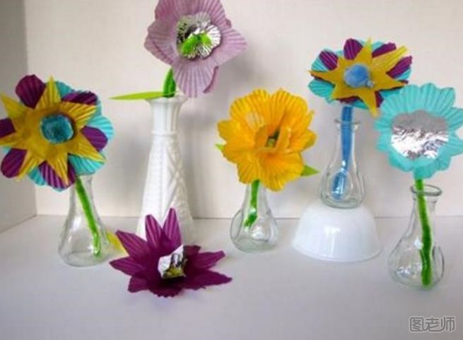母亲节手工鲜花的制作方法