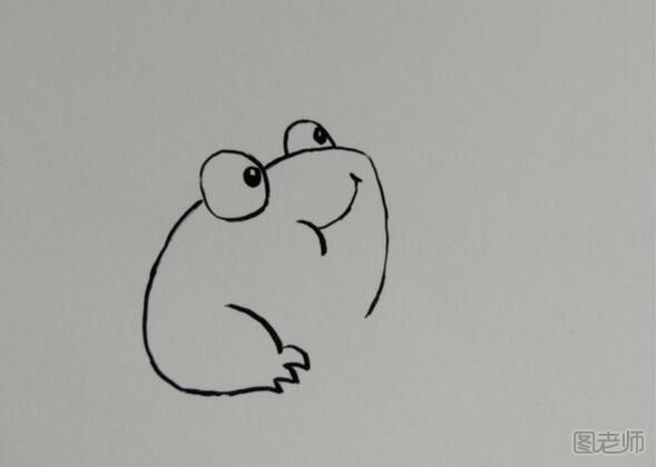 水彩画：活泼可爱的小青蛙