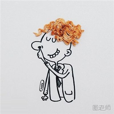 零食DIY：超有趣的零食创意插画