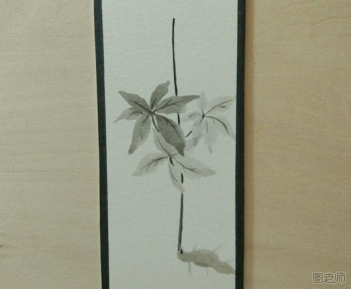 DIY手绘画：花朵手绘书签