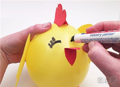 小鸡气球造型教程 气球制作卡通小鸡