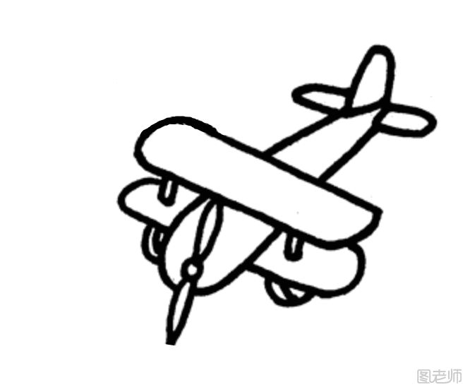 【简笔画】飞机简笔画怎么画