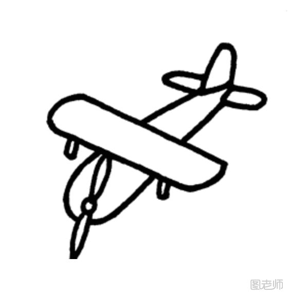 【简笔画】飞机简笔画怎么画
