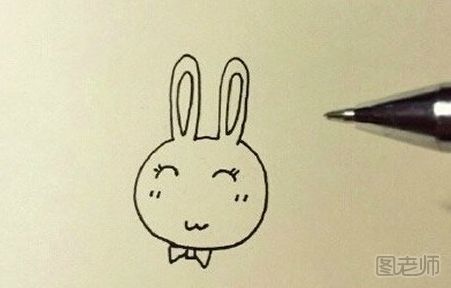 卡通小兔子简笔画教程 简单又可爱小兔子画法