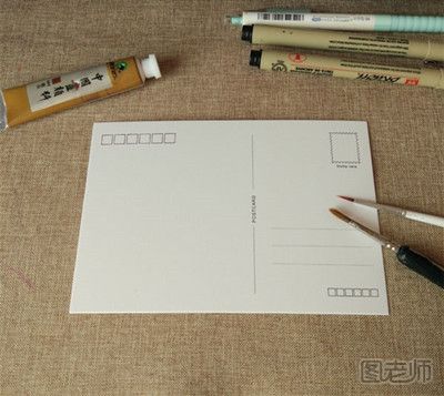 可爱犀牛手绘画教程图 手绘明信片教程