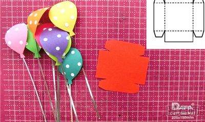如何制作气球立体贺卡 气球立体贺卡制作图解