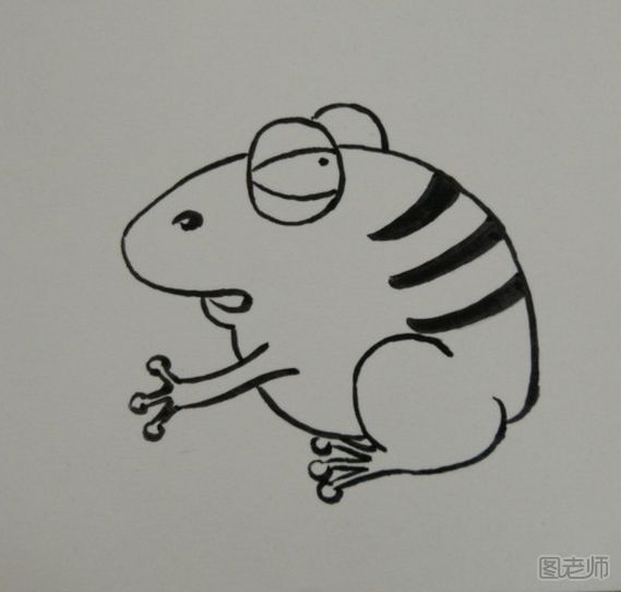 DIY手绘青蛙插画教程
