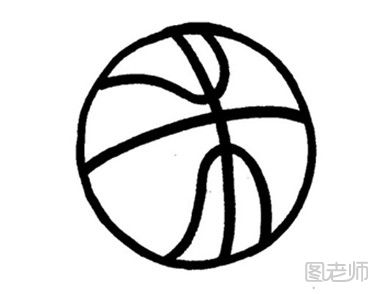 篮球儿童简笔画教学步骤图解