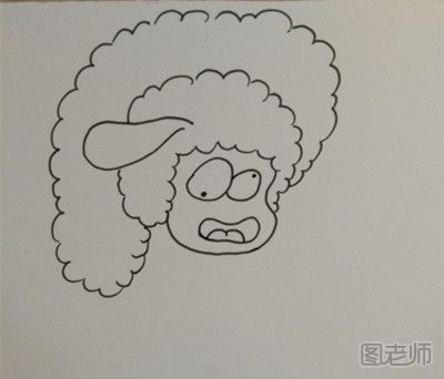 DIY简单插画摔跤的小羊手绘