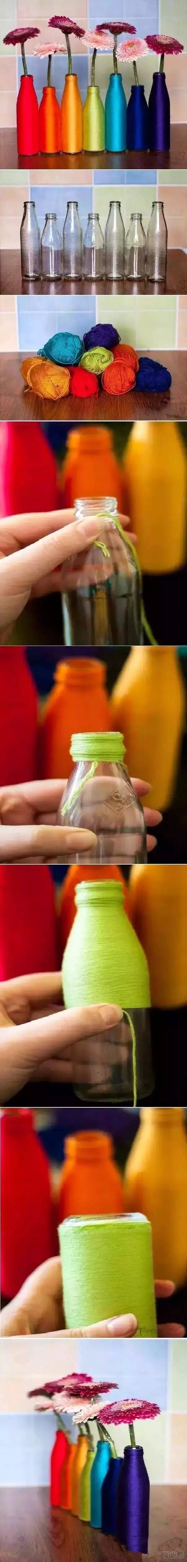 废弃的玻璃瓶旧物改造 废弃的玻璃瓶还能做什么