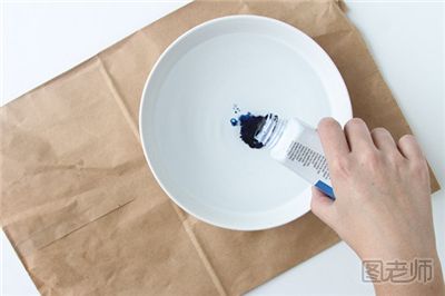 怎么DIY高逼格文艺餐巾浸染餐巾的图解教程