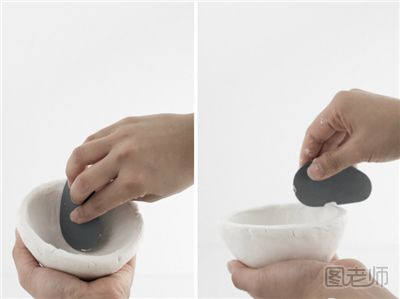 如何拥有一套文艺气息的餐具 粘土碗的制作方法