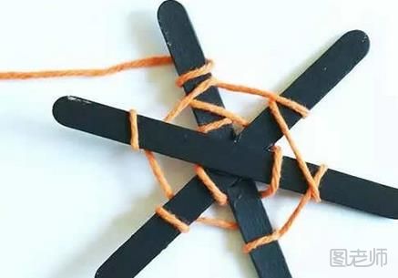 【变废为宝】怎么用冰棍棒制作蜘蛛网模型