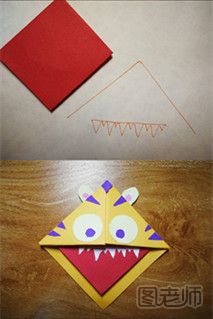 小怪物书签怎么做  小怪物书签折纸