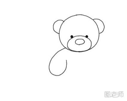 小熊简笔画的画法